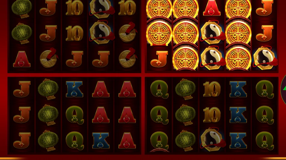 Four simultaneous Quad Spins boards in the Fortune Doors slot